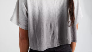 Specialized Crop T-Shirt Woman, Dove Grey Spray