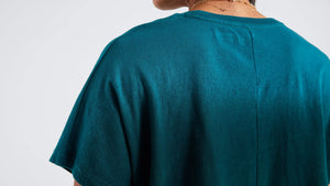 Specialized Crop T-Shirt Woman, Tropical Teal Spray