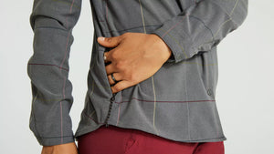 Specialized / Fjällräven Rider's Flannel Shirt Woman, Grey Flag Window