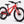 Laden Sie das Bild in den Galerie-Viewer, Specialized Kinder Mountainbike Riprock in glänzendem knalligen rot mit weißen gelben Details, 20 Zoll und ideal für 4- bis 9-Jährige, schräge Ansicht von Vorne auf weißem Hintergund