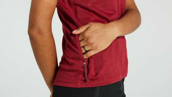 Specialized / Fjällräven wool T-Shirt, pomegranate red Woman