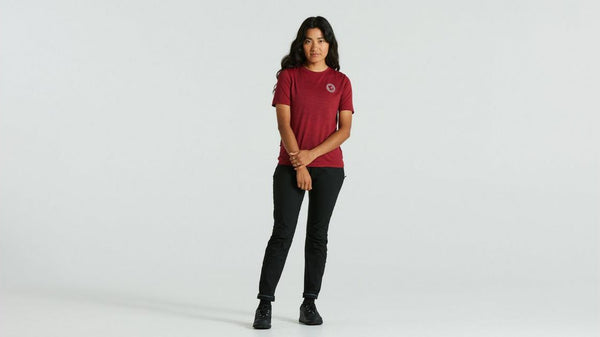 Specialized / Fjällräven wool T-Shirt, pomegranate red Woman