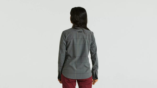 Specialized / Fjällräven Rider's Flannel Shirt Woman, Grey Flag Window