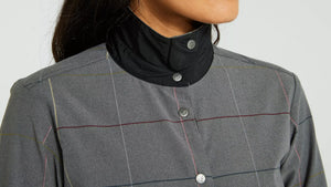 Specialized / Fjällräven Rider's Flannel Shirt Woman, Grey Flag Window