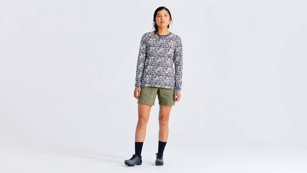 Specialized / Fjällräven Cotton CaliSwe Long Sleeve Woman, basalt/eggshell