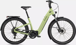 Specialized Como E-Bike in hellgrün, Seitenansicht