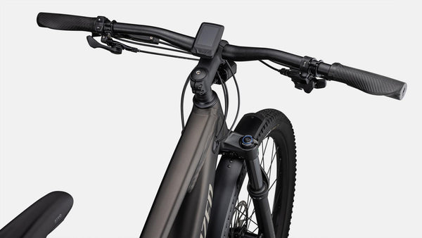 Specialized Turbo Tero X E-MTB 4.0 EQ vollgefedert, gunmetal-white mountains inklusive 2. Batterie als kostenfreie Zugabe