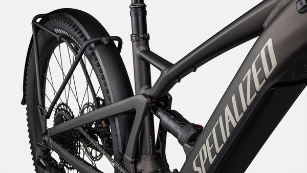 Specialized Turbo Tero X E-MTB 4.0 EQ vollgefedert, gunmetal-white mountains inklusive 2. Batterie als kostenfreie Zugabe