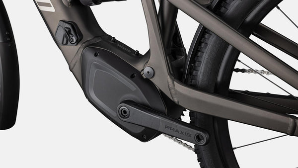 Specialized Turbo Tero X E-MTB 4.0 EQ vollgefedert, gunmetal-white mountains inklusive 2. Batterie als kostenfreie Zugabe