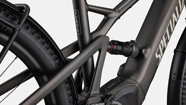 Specialized Turbo Tero X E-MTB 4.0 EQ vollgefedert, gunmetal-white mountains inklusive 2. Batterie als kostenfreie Zugabe
