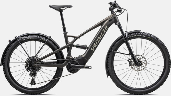 Specialized Turbo Tero X E-MTB 4.0 EQ vollgefedert, gunmetal-white mountains inklusive 2. Batterie als kostenfreie Zugabe