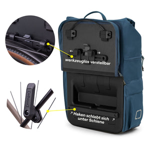 Otinga Flip V3 Rucksack Fahrradtasche 26L