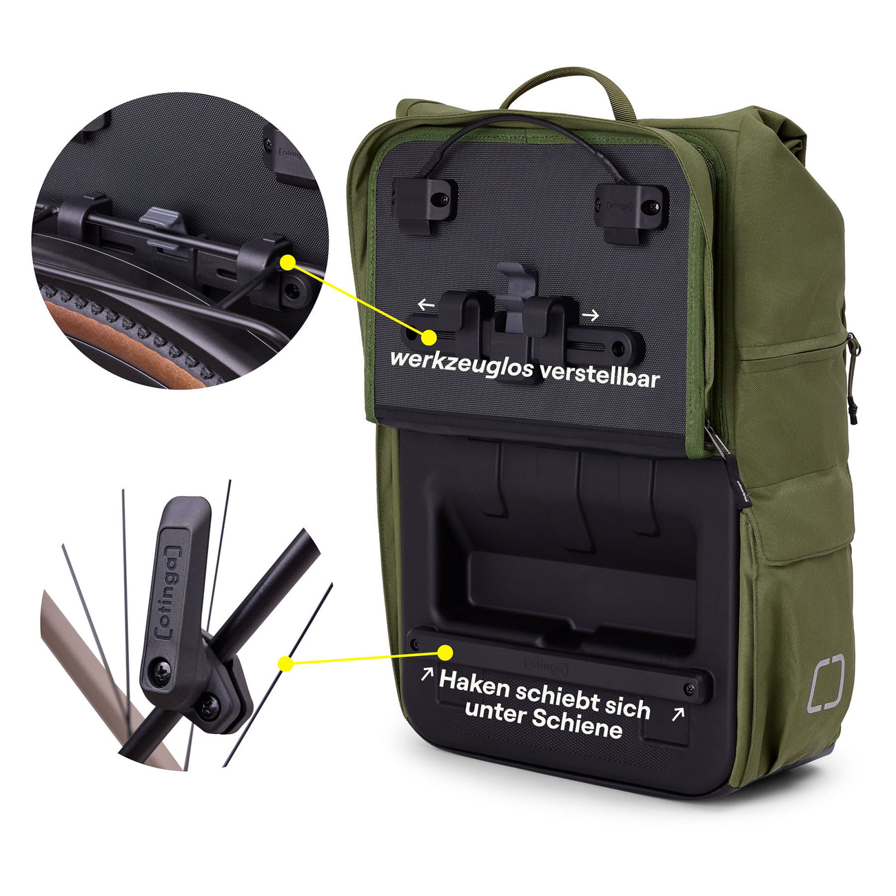 Otinga Flip V3 Rucksack Fahrradtasche 26L – Ihr Fahrradprofi
