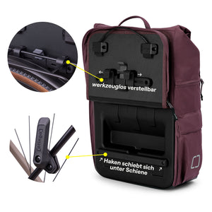 Otinga Flip V3 Rucksack Fahrradtasche 26L