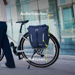 Otinga Guard abschließbare Fahrradtasche 25L