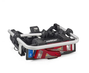 Uebler I31 Z-DC (Zahnbandhalter mit Distance-Control) 60° Abklappwinkel, Fahrradheckträger für die Anhängerkupplung