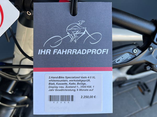Specialized Turbo Vado 4.0, 2. Hand-Bike