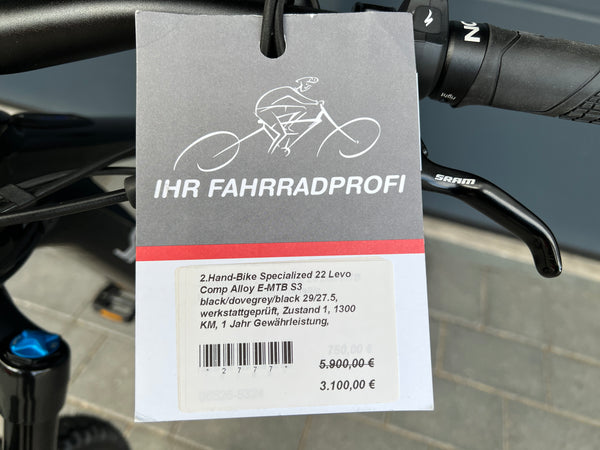 Specialized Levo Comp E-MTB, 2. Hand-Bike, nur 1300 KM, Neuzustand, Lupine Scheinwerfer