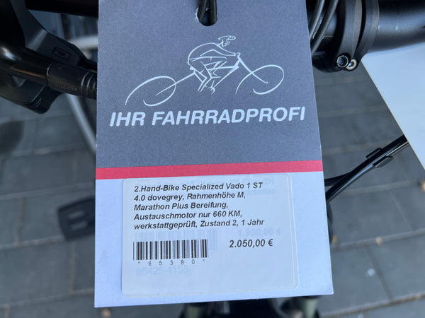 Specialized Turbo Vado 4.0 ST, 2. Hand-Bike Austauschmotor nur 660 KM