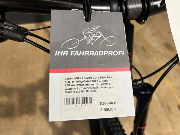 Liteville CE 301CE Pro E-MTB, 2. Hand-Bike, nur 950 KM, Zustand 1-