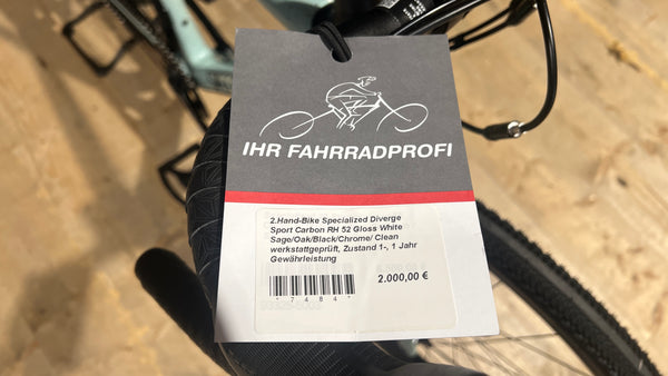 2.Hand-Bike Specialized Diverge Sport Carbon Gravelbike, Zustand 1-