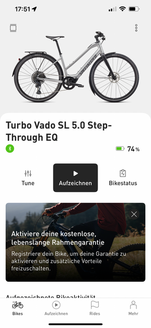 Specialized Turbo Vado SL 5.0, ST Shimano, Secondhandbike, Gebrauchtrad, nur 94 KM, Zustand 1