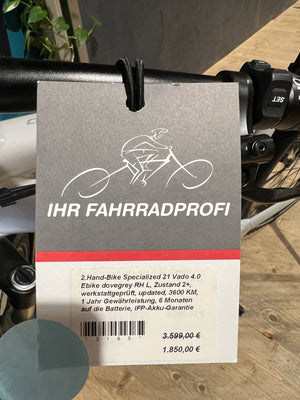 Specialized Turbo Vado 4.0, Secondhandbike, Gebrauchtrad, Batterie erneuert