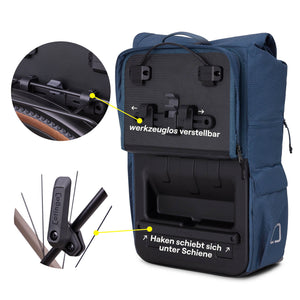 Otinga Reflective Flip V3 Rucksack Fahrradtasche 26L