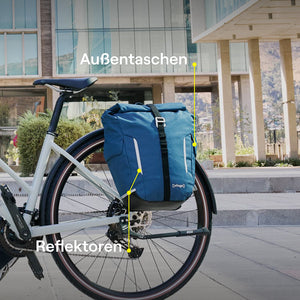 Otinga Reflective Guard abschließbare Fahrradtasche 25L