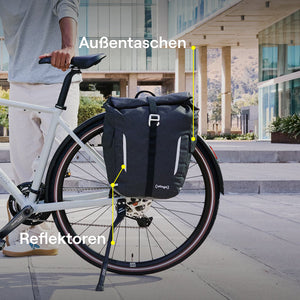 Otinga Reflective Guard abschließbare Fahrradtasche 25L
