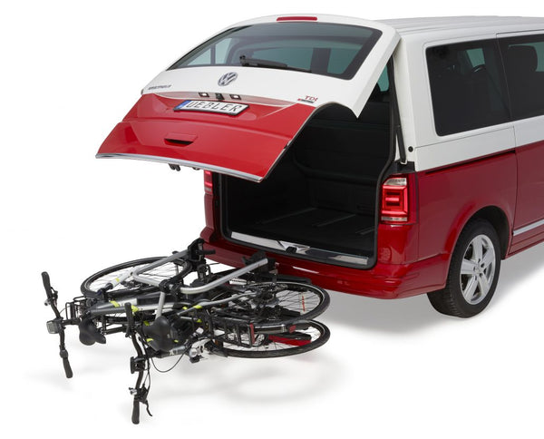 Uebler I41 S DC (mit Distance-Control) 90° Abklappwinkel, Fahrradheckträger für die Anhängerkupplung, kostenloser Versand