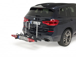Uebler F24 Fahrradheckträger für 2 Fahrräder/E-Bikes auf der Anhängerkupplung