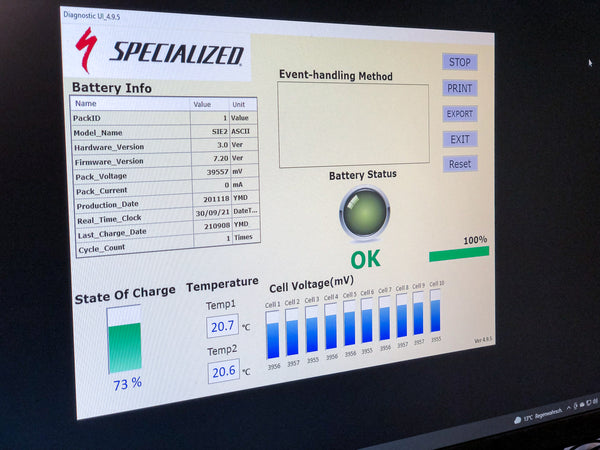 Bikeservice: E-Bike Systemupdate und Überprüfung